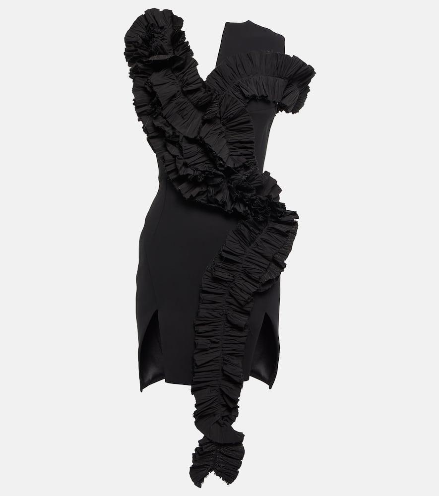 maticevski avery ruffled crêpe minidress