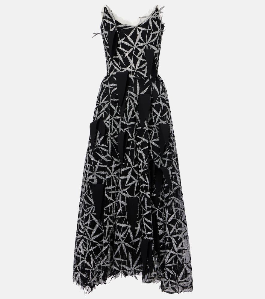 maticevski axis embellished gown