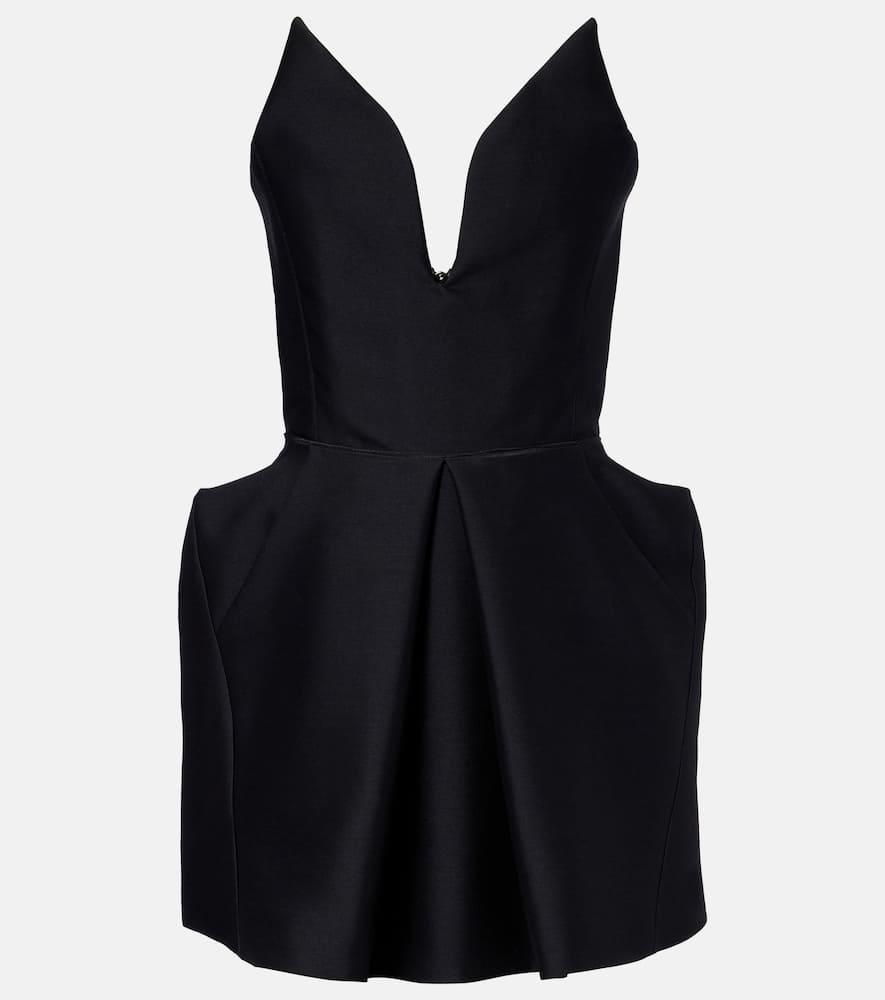 maticevski le petite wool and silk minidress