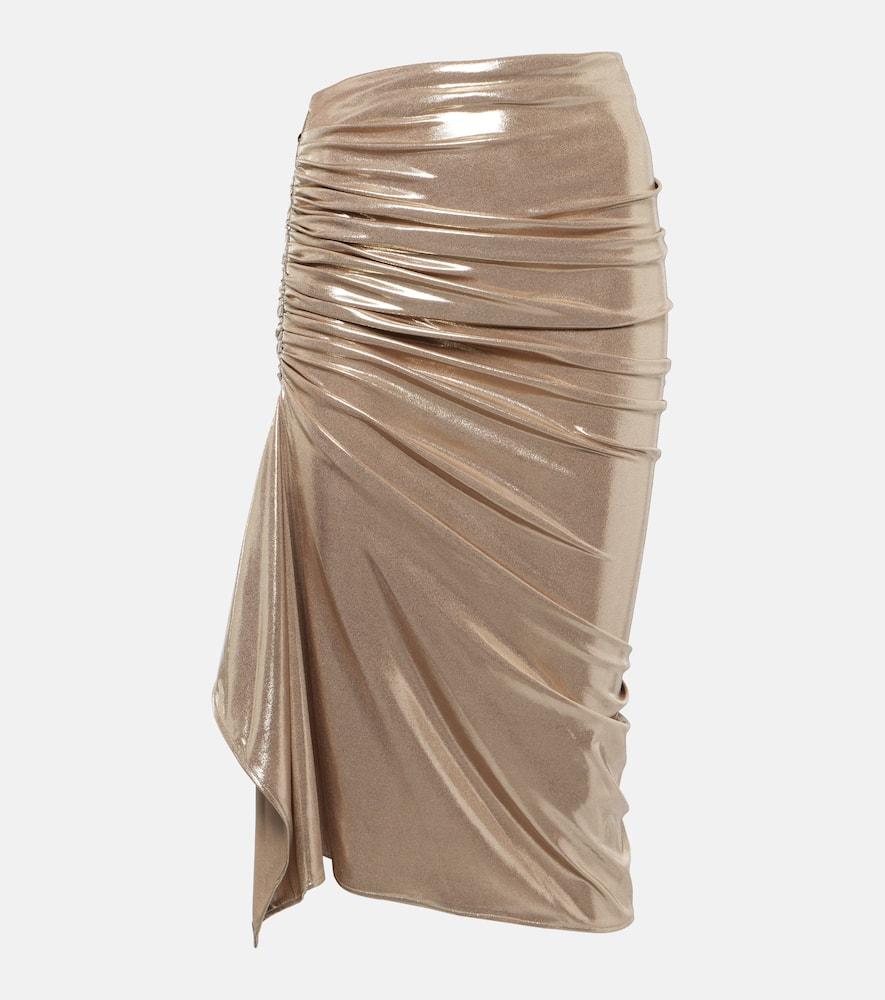 maticevski neroli ruched midi skirt