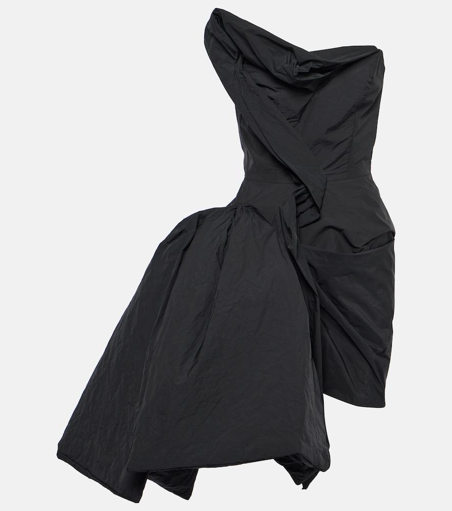 maticevski nucleus asymmetric bustier minidress