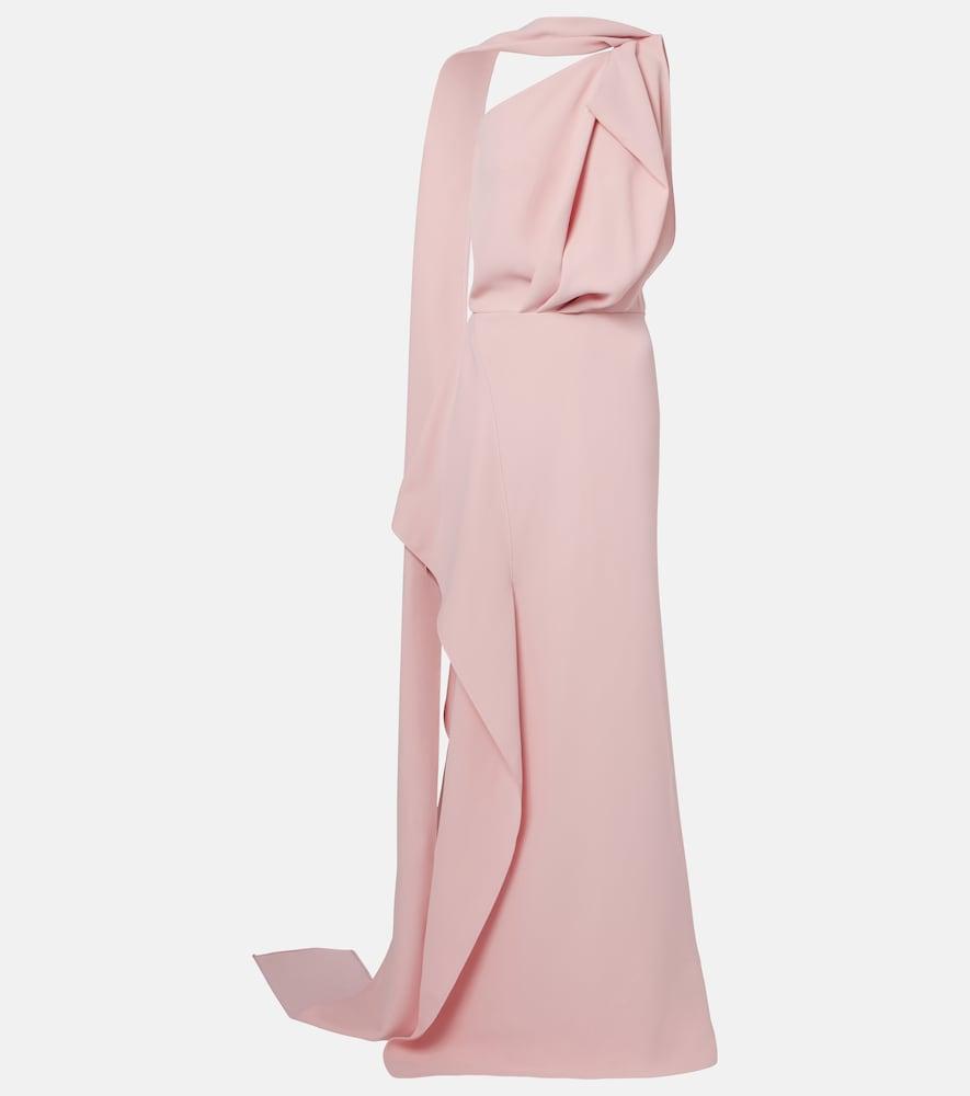 maticevski priority draped crêpe gown