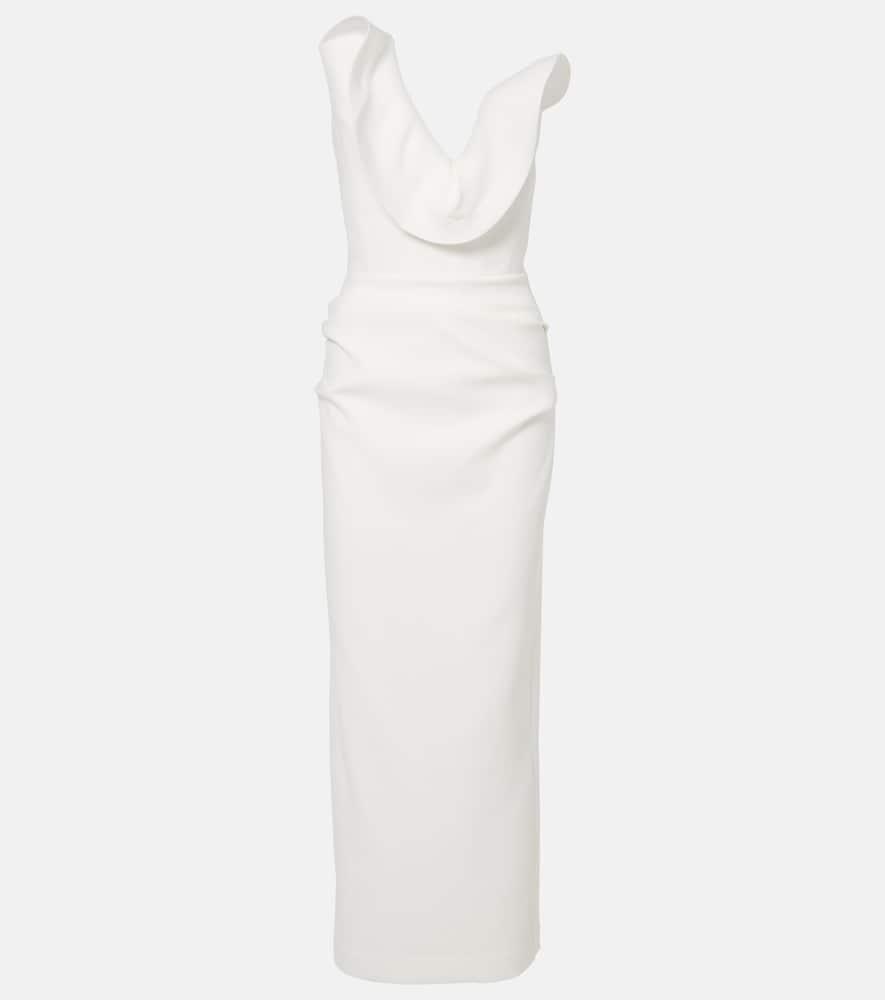maticevski requiem strapless crêpe gown