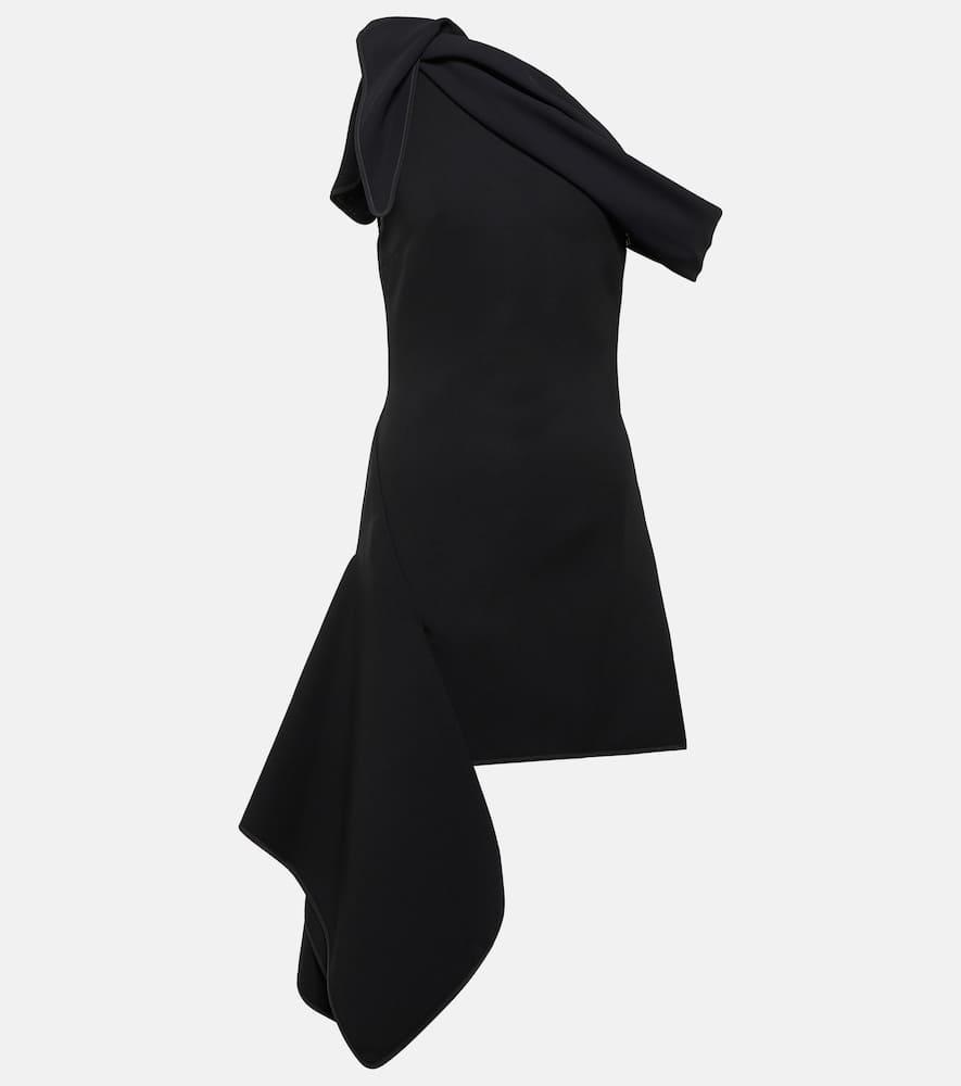 maticevski rigor asymmetric crêpe minidress