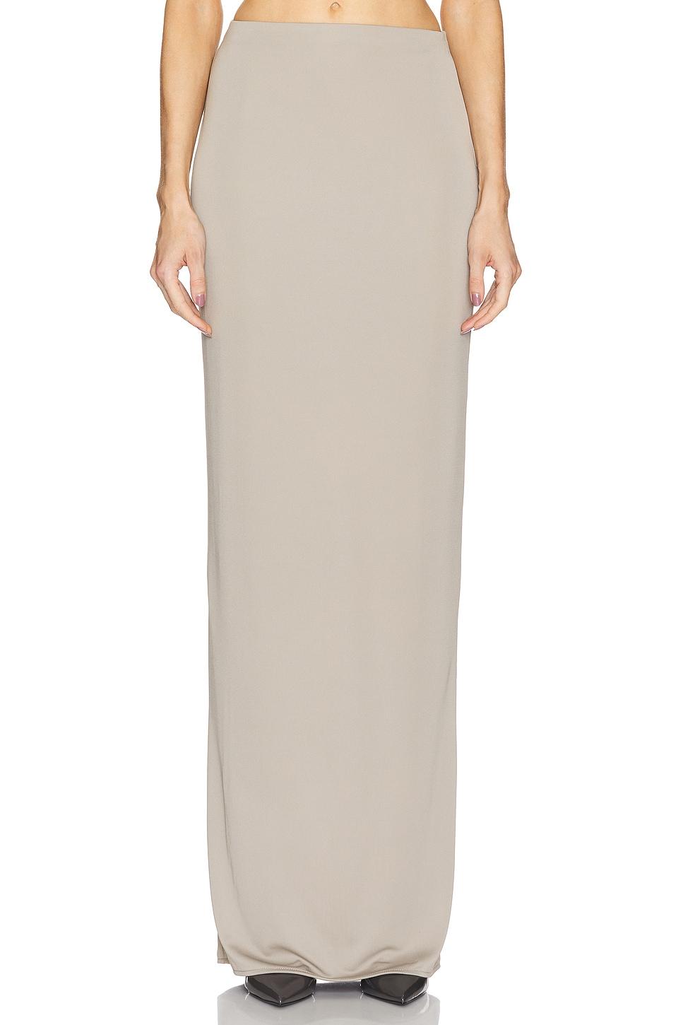 matte jersey slim skirt