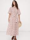 matte silk tie-front shirt dress