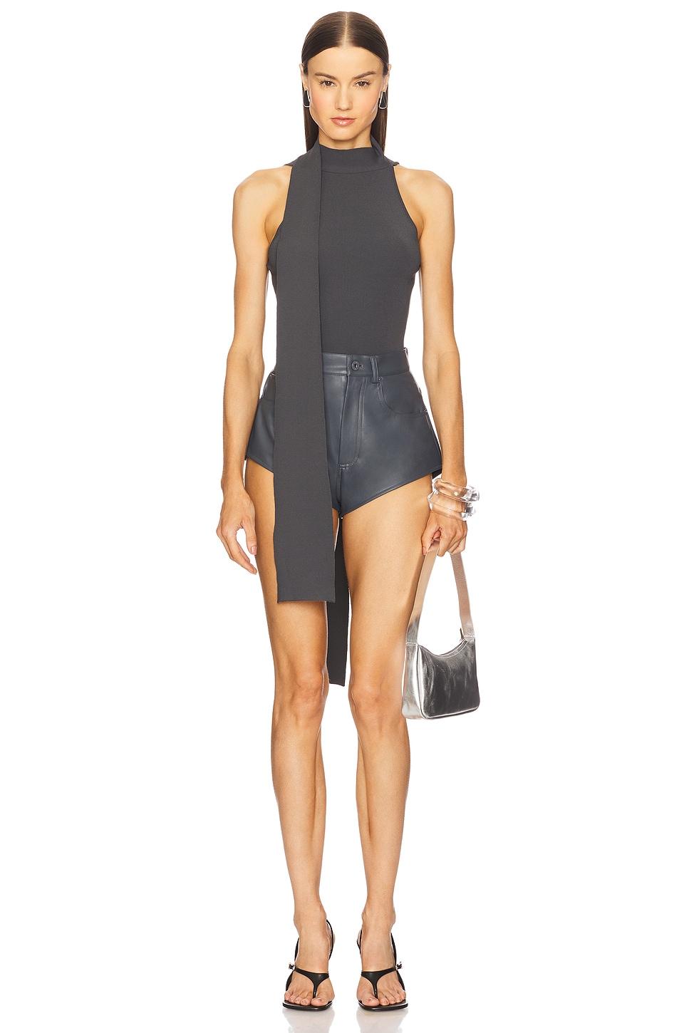 matte viscose hater neck top