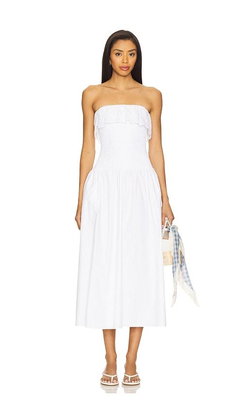 maude club freya dress in white.