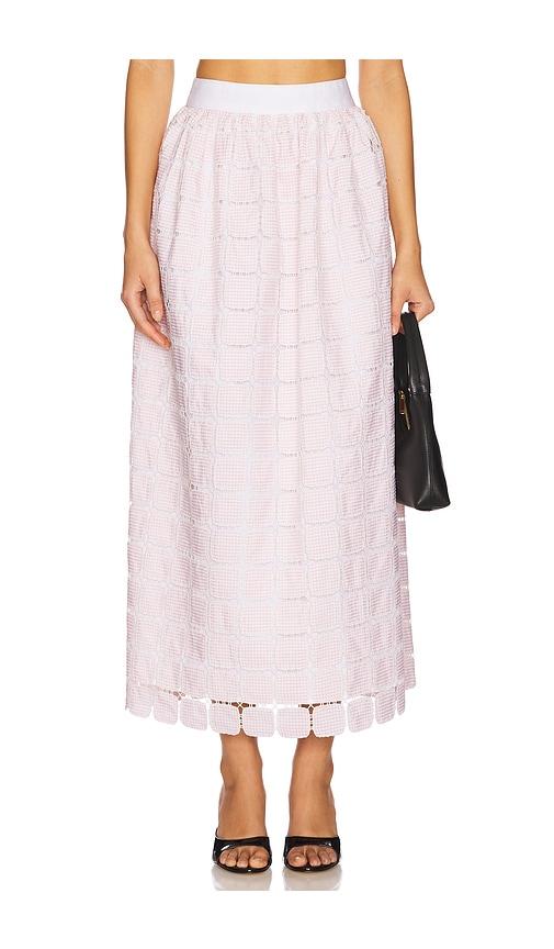 maude club maggie skirt in blush.