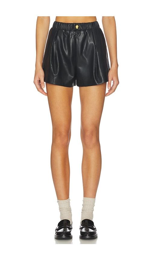 maude club piper shorts in black.