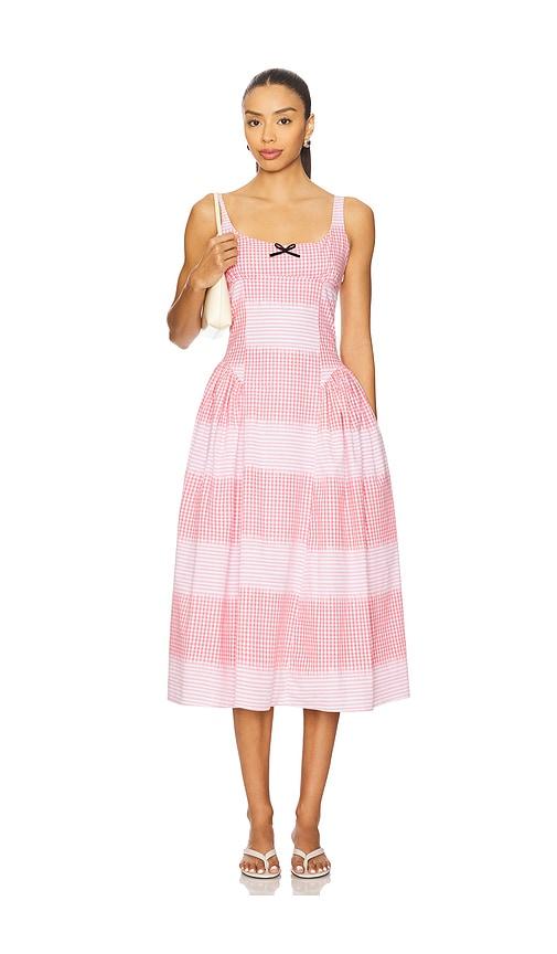 maude club rosalie dress in pink.