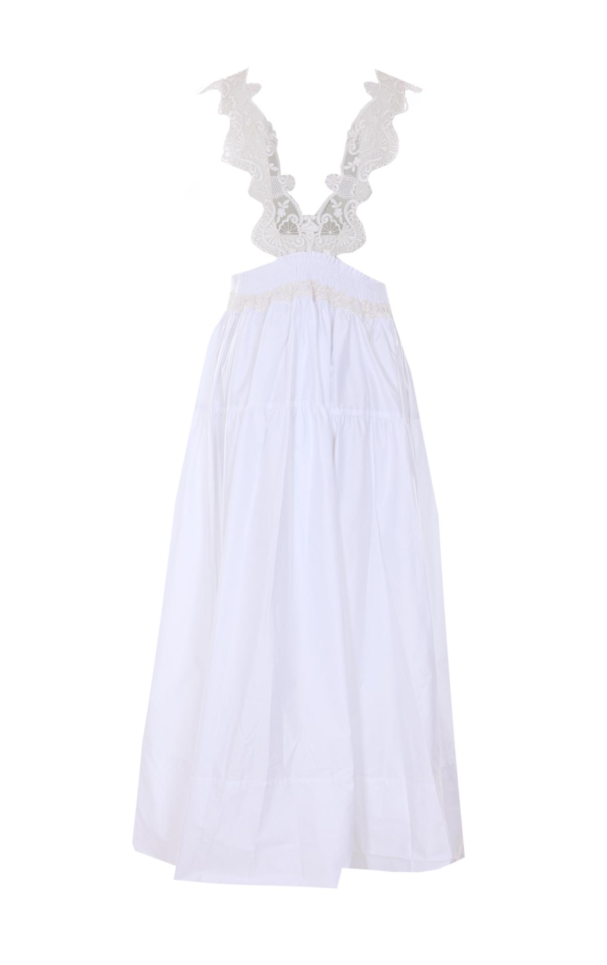 maurizio dresses white cotton - women