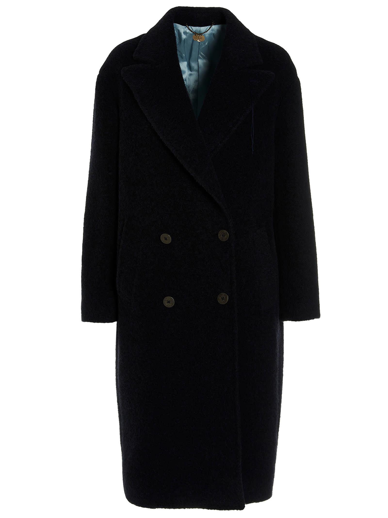 maurizio miri double-breasted coat