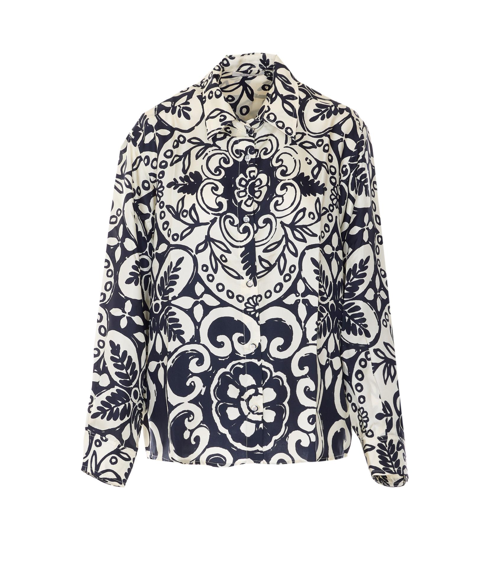 maurizio shirts black silk - women