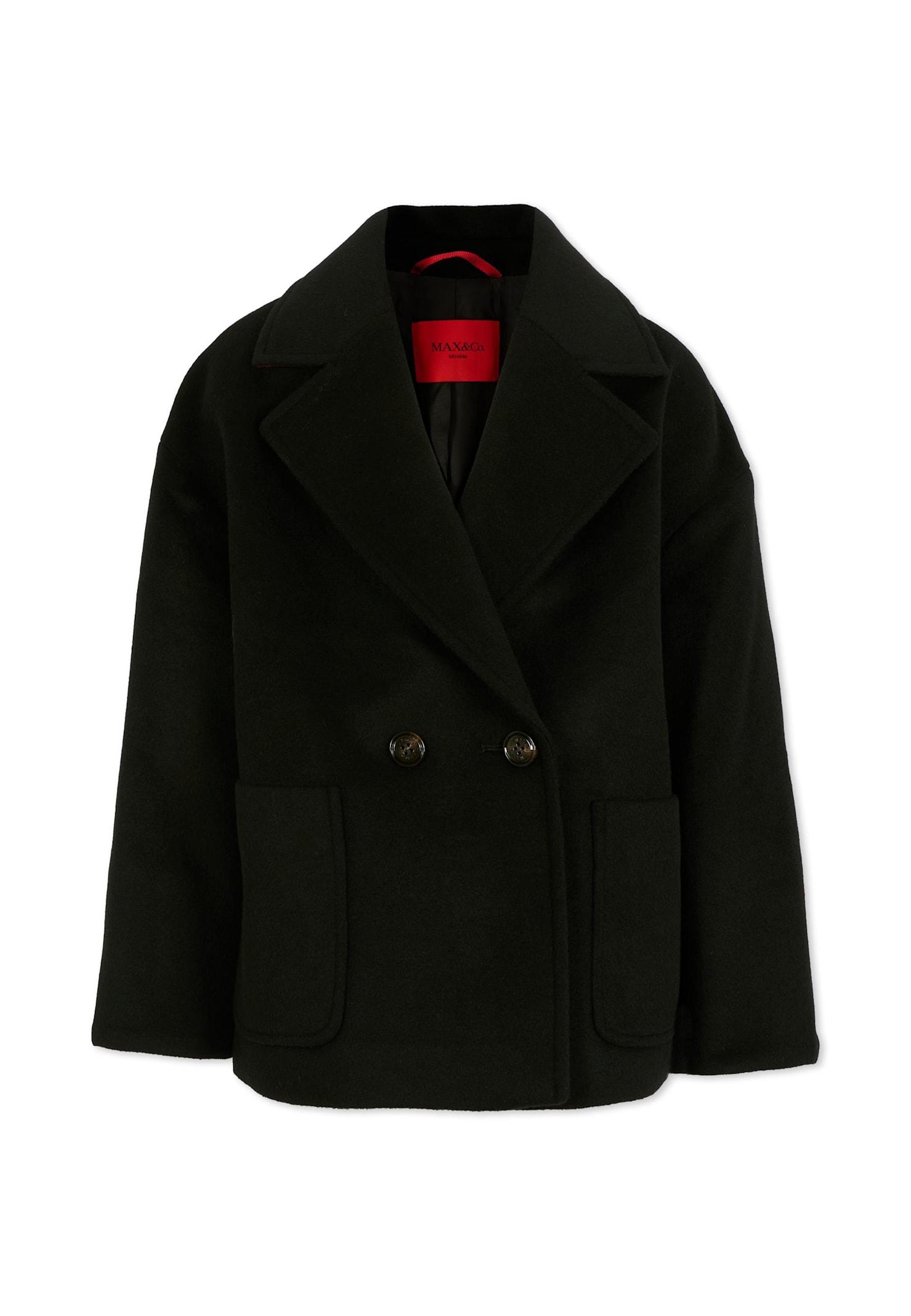 max & co. black coat for girl