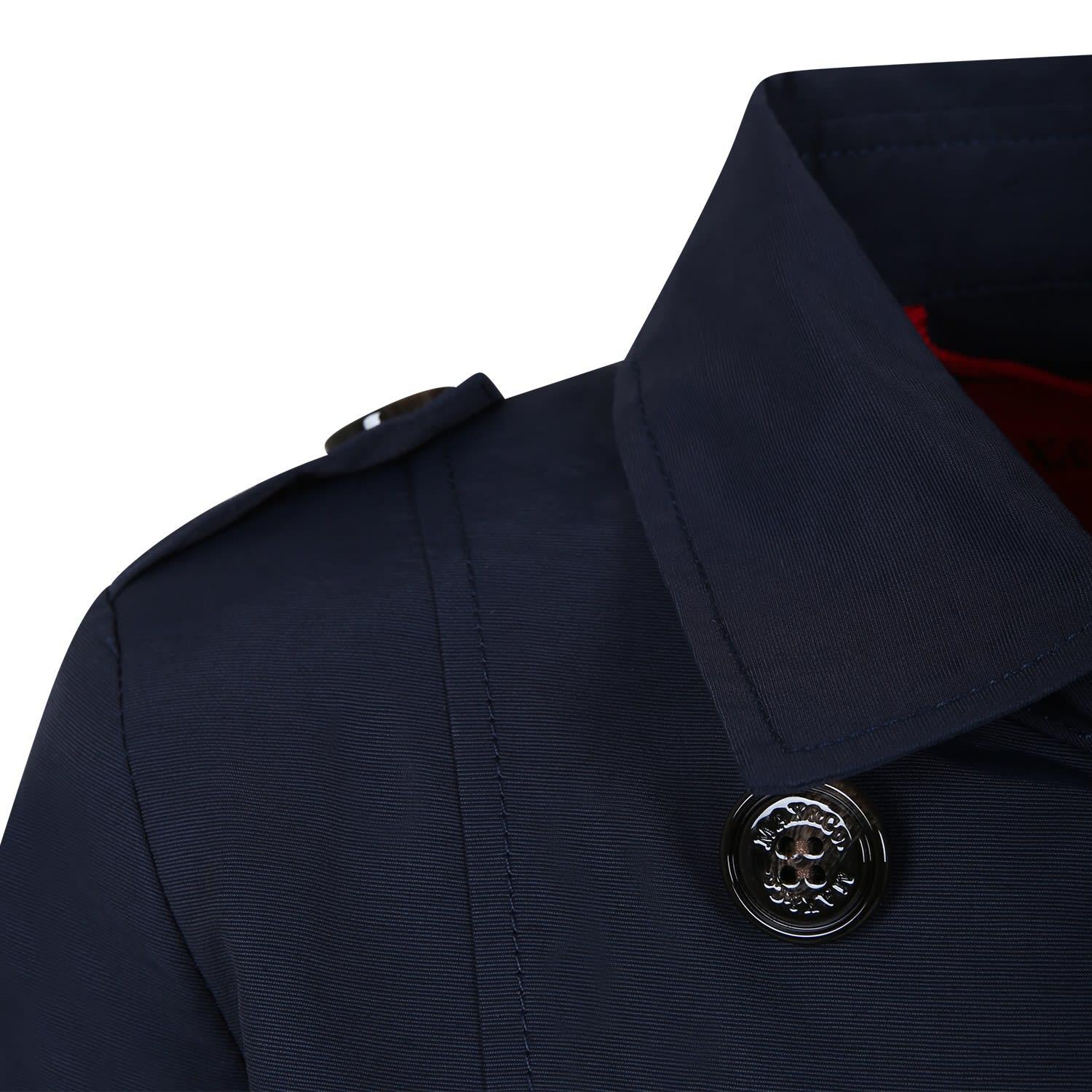 max & co. blue trench coat for girl