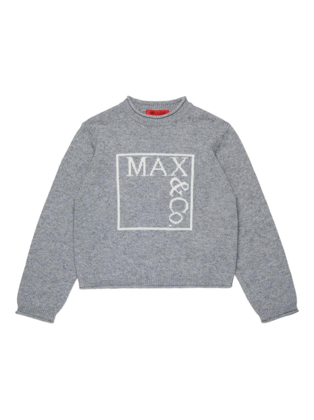 max & co. max & amp;co. kids logo sweater