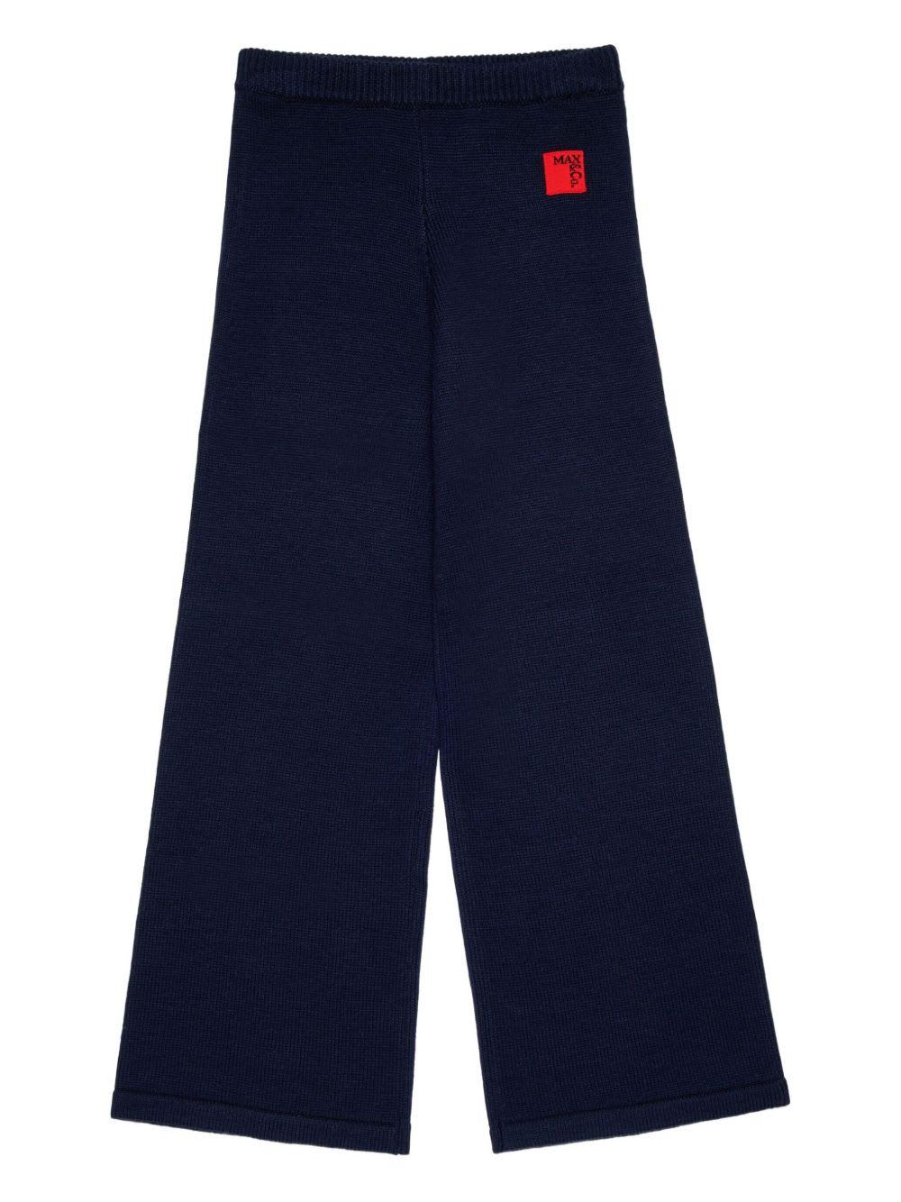 max & co. max & amp;co. kids ribbed trousers