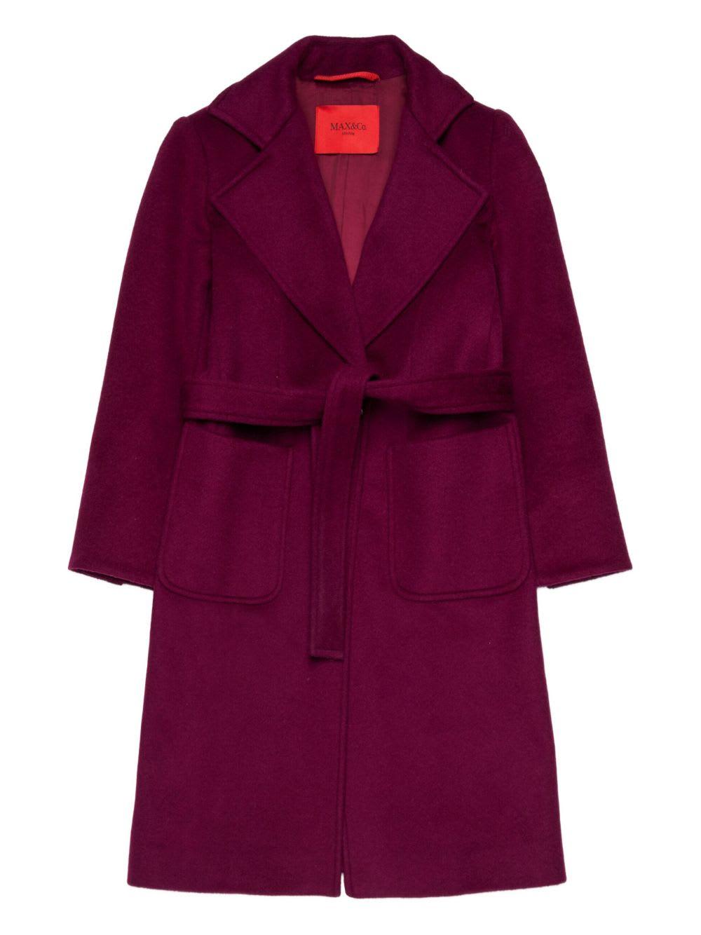 max & co. max & amp;co. kids runaway wool coat