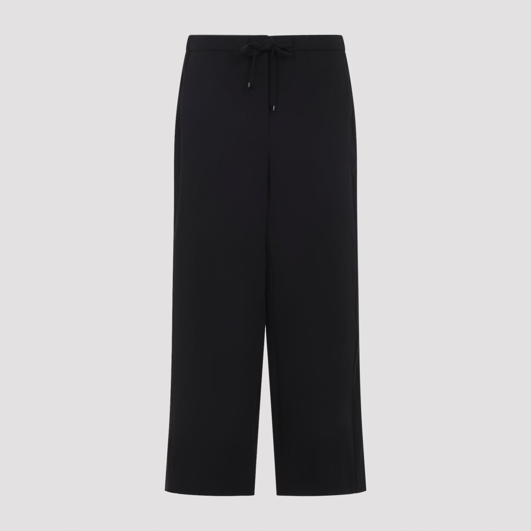 max mara`s argenta pants black virgin wool - women