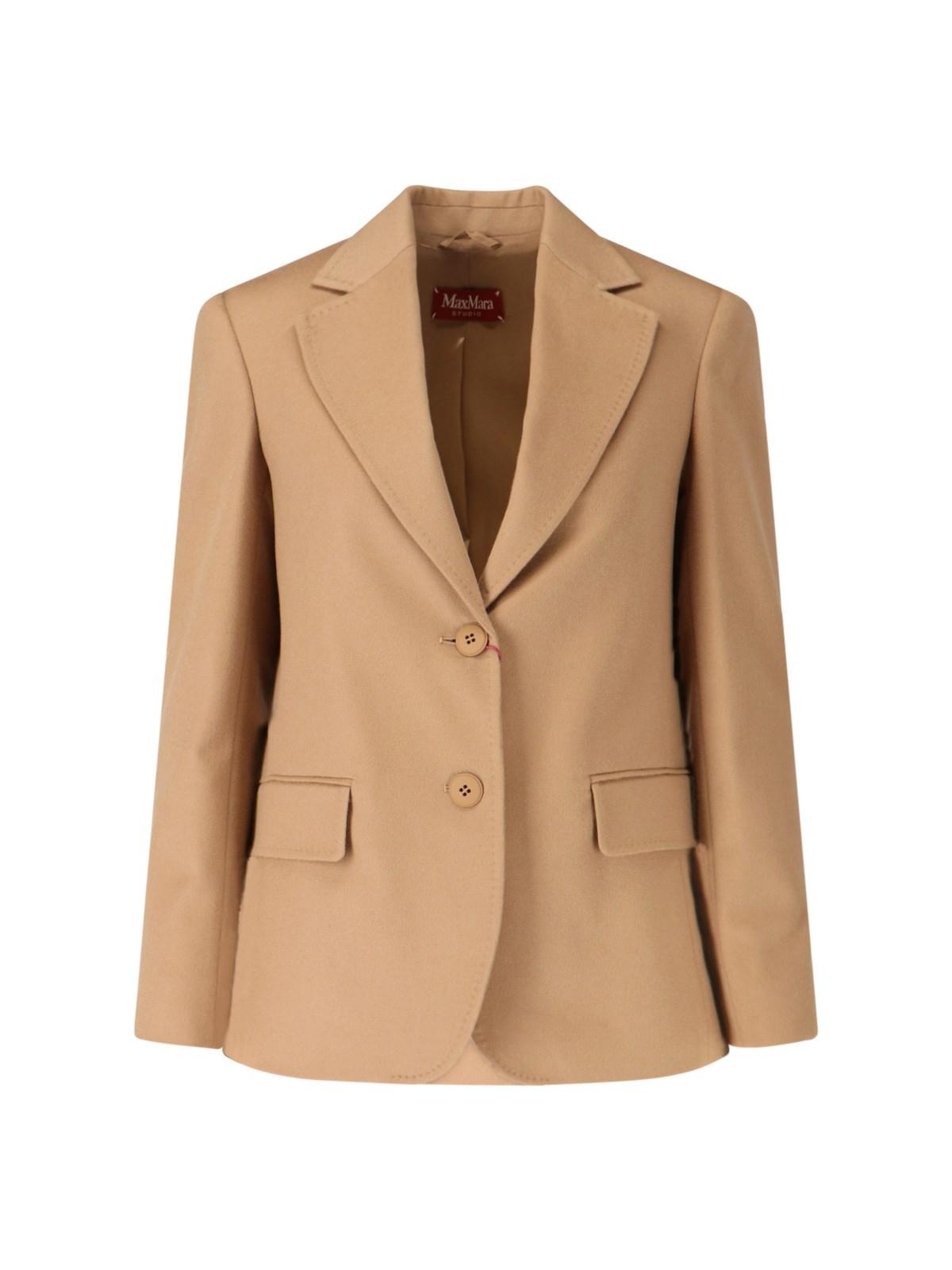 max mara 'folgore' single-breasted blazer