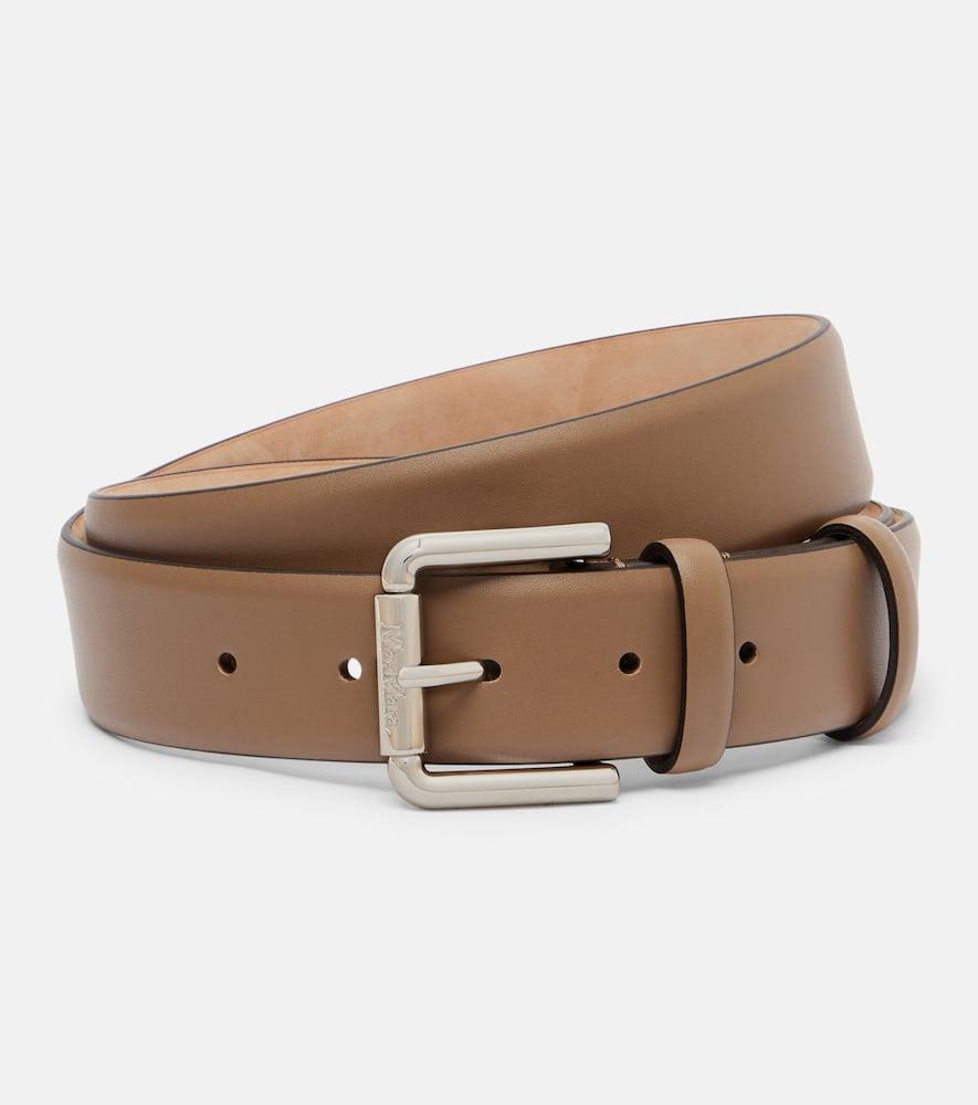 max mara 35 leather belt