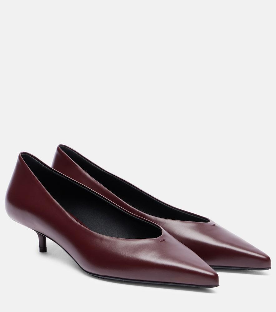 max mara 35 leather pumps