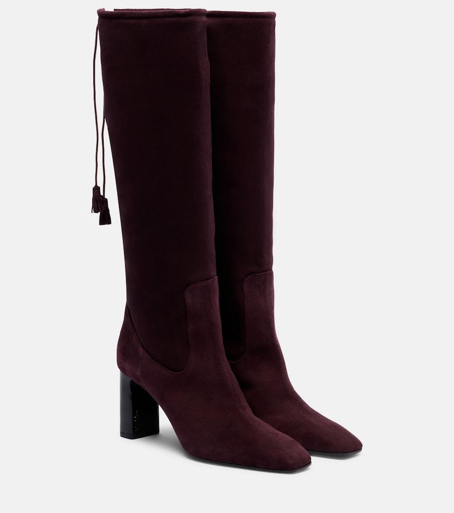 max mara 75 suede knee