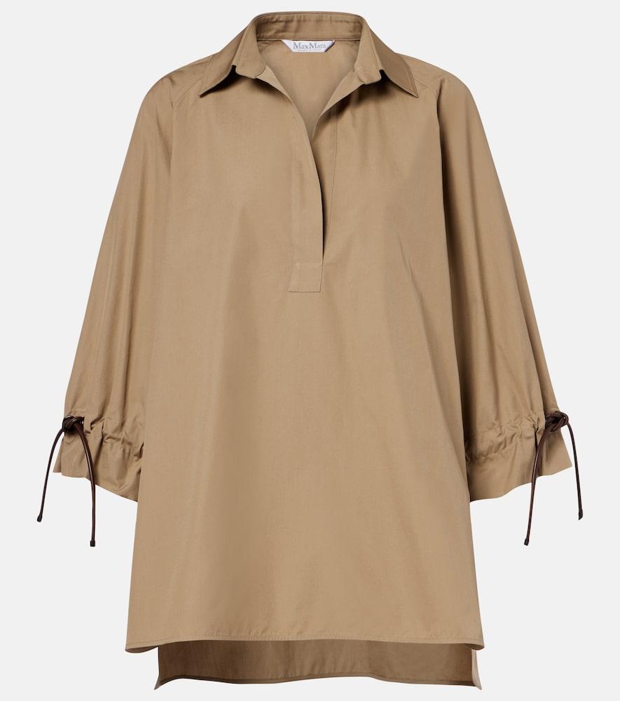 max mara adorni cotton poplin shirt