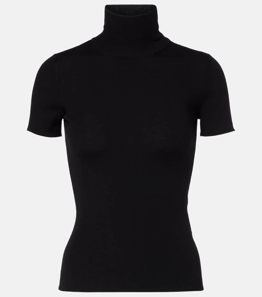 max mara afa knitted virgin wool top