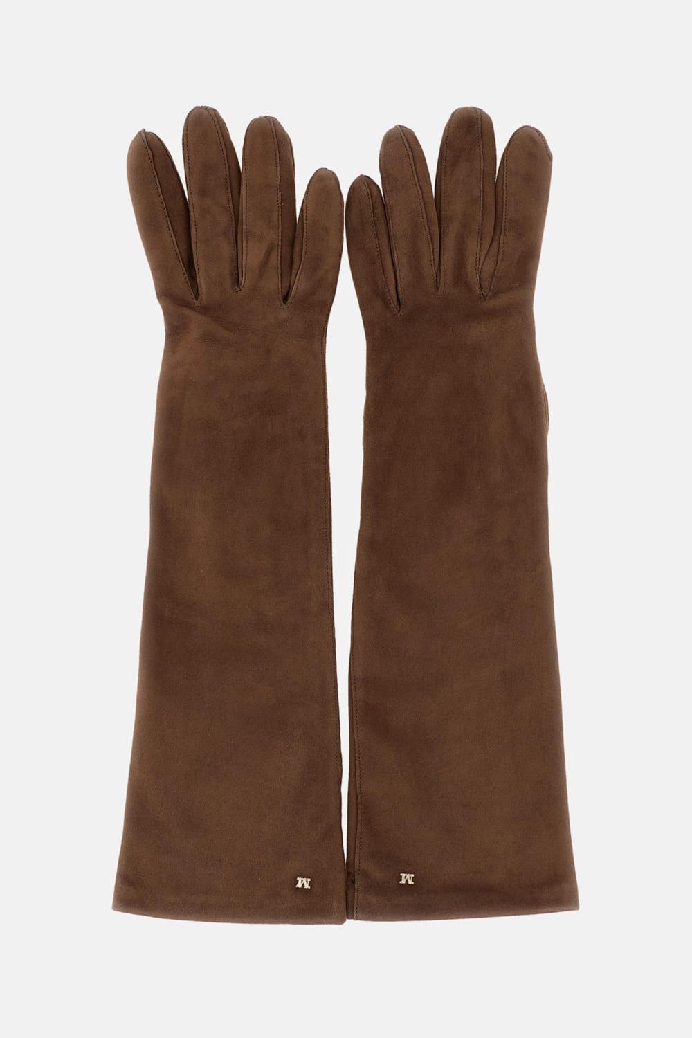 max mara afidee suede gloves