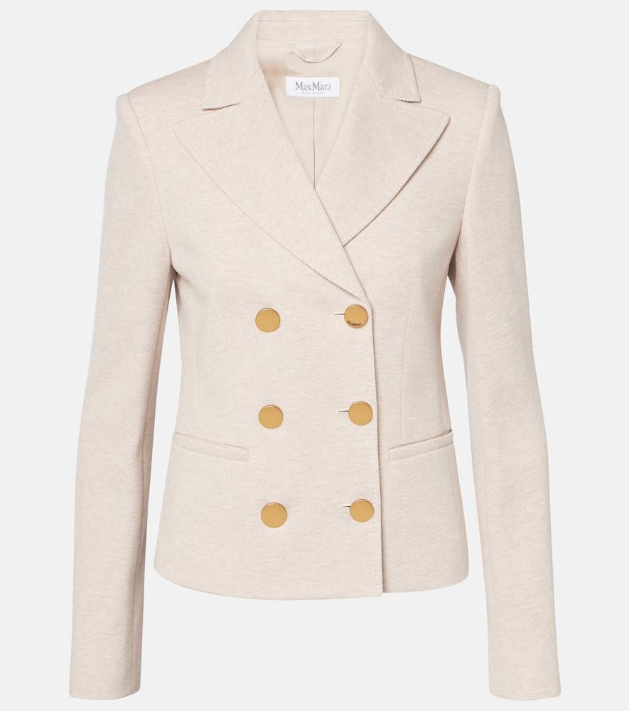 max mara alabama cotton and wool blazer