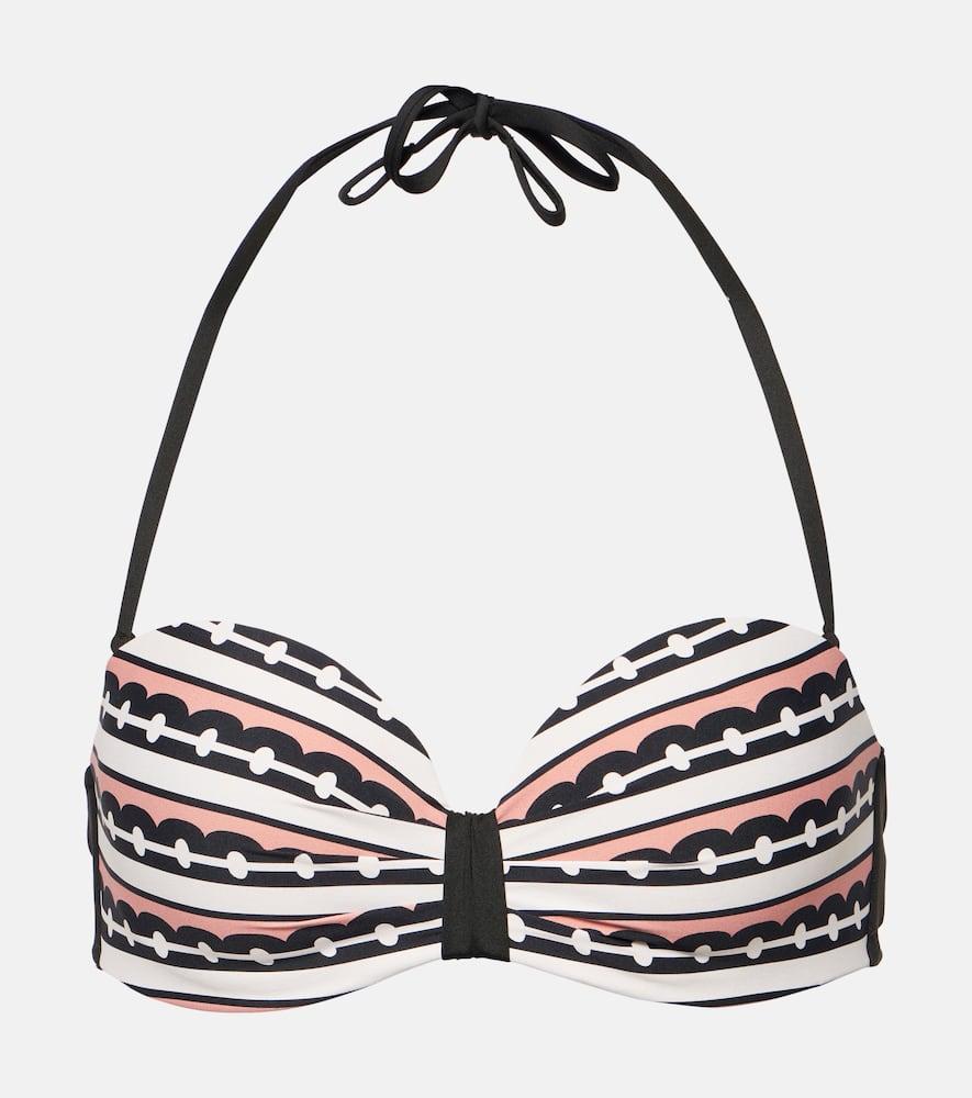 max mara alaska printed bikini top