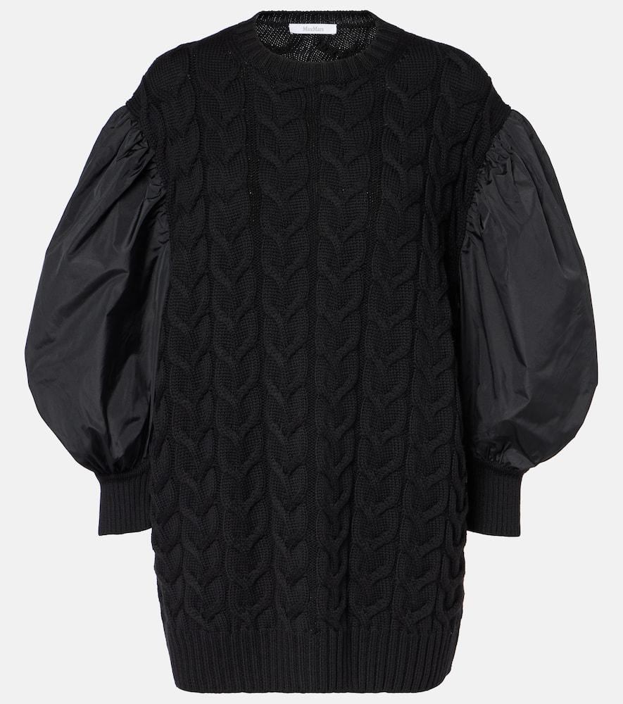 max mara ancella knitted wool minidress