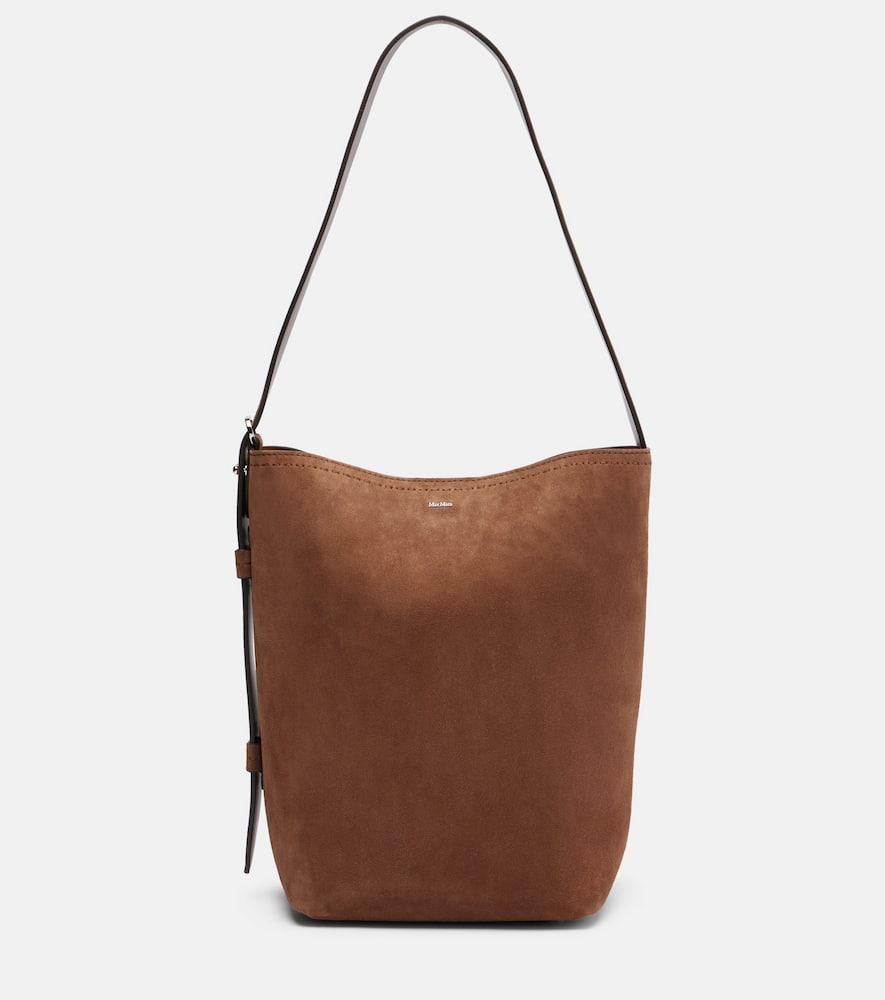 max mara archetipo large suede tote bag
