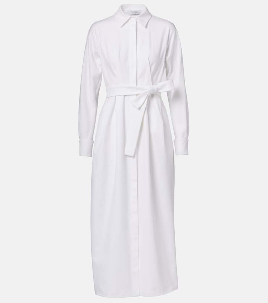 max mara arezzo gabardine shirt dress