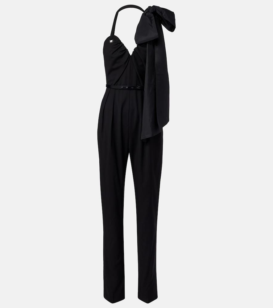 max mara asymmetric virgin wool jumpsuit