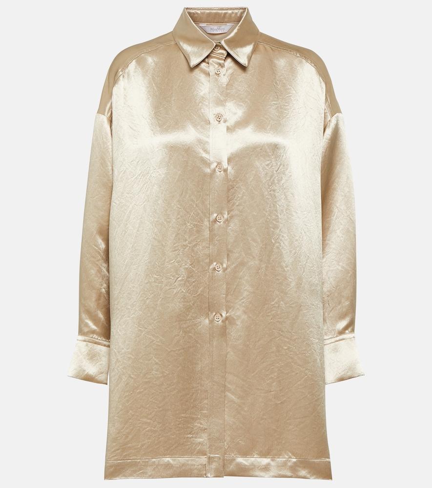 max mara bacio satin shirt