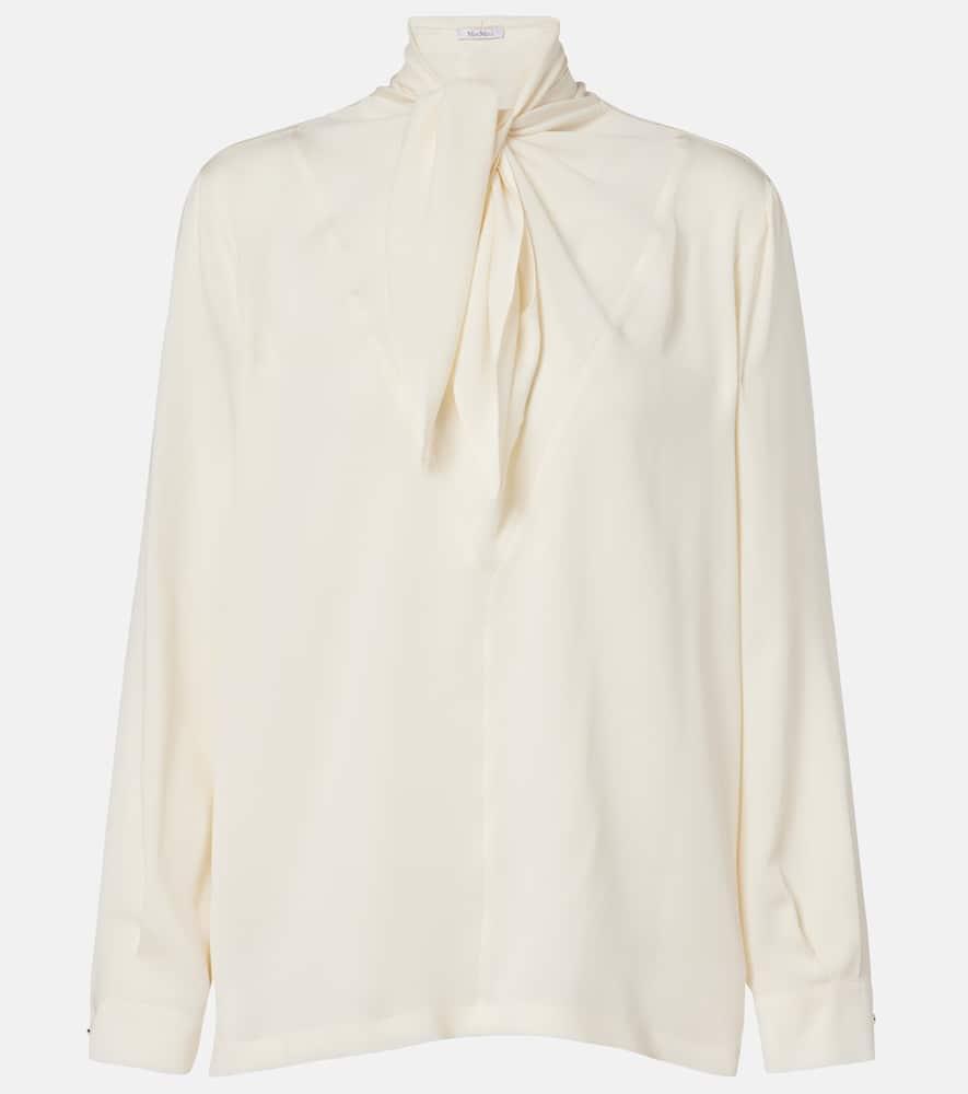 max mara badia silk shirt