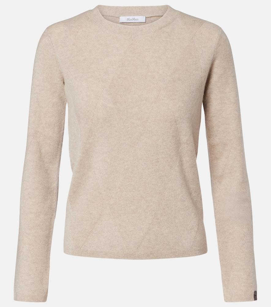 max mara baffo cashmere sweater