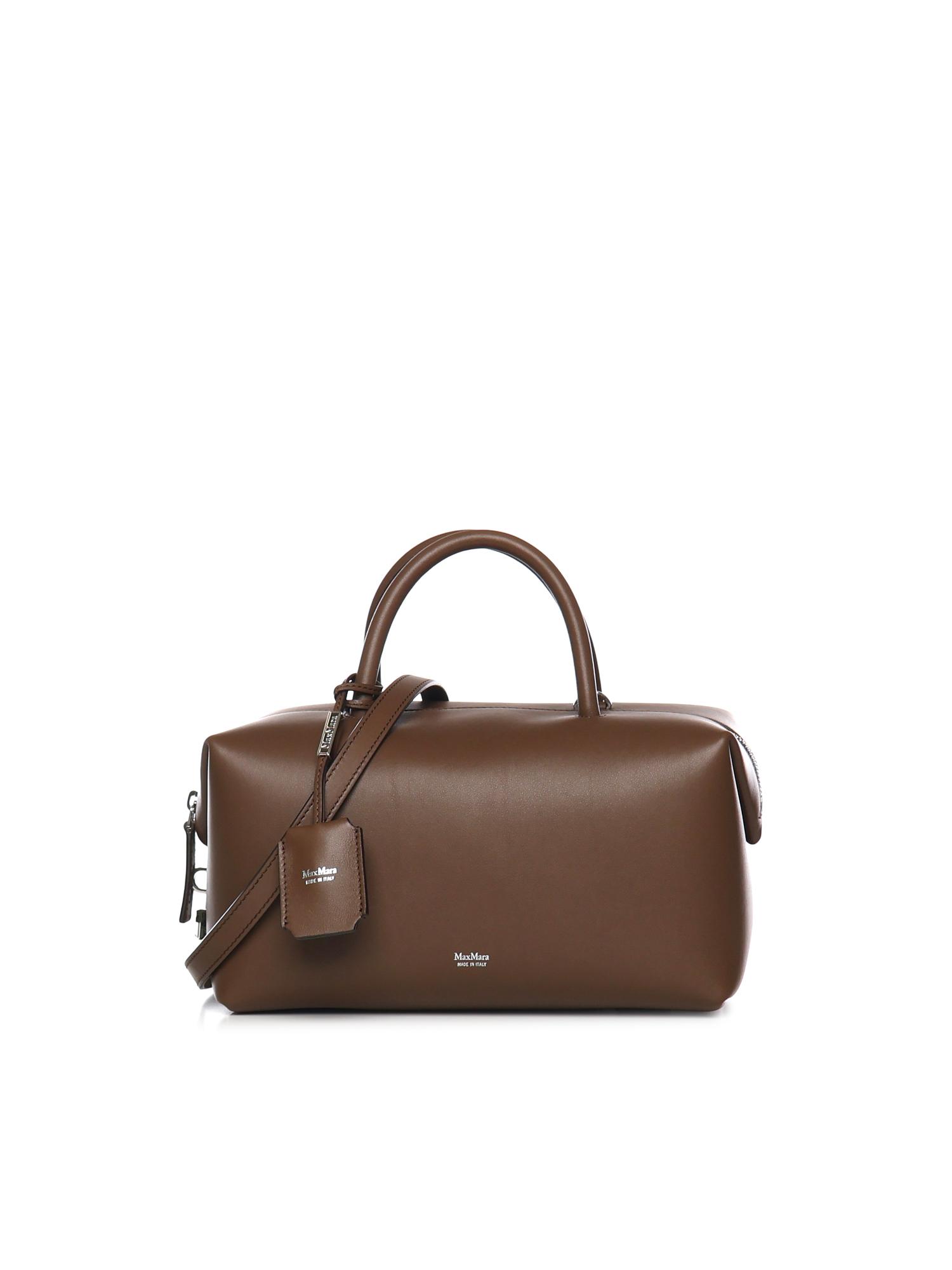 max mara bags dark brown calfskin - women