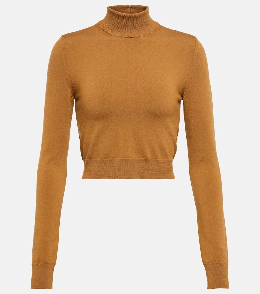max mara balbo cropped wool