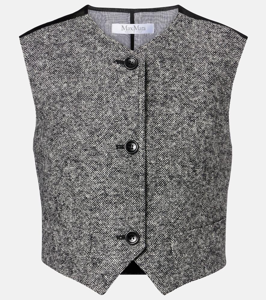 max mara beato wool and silk vest