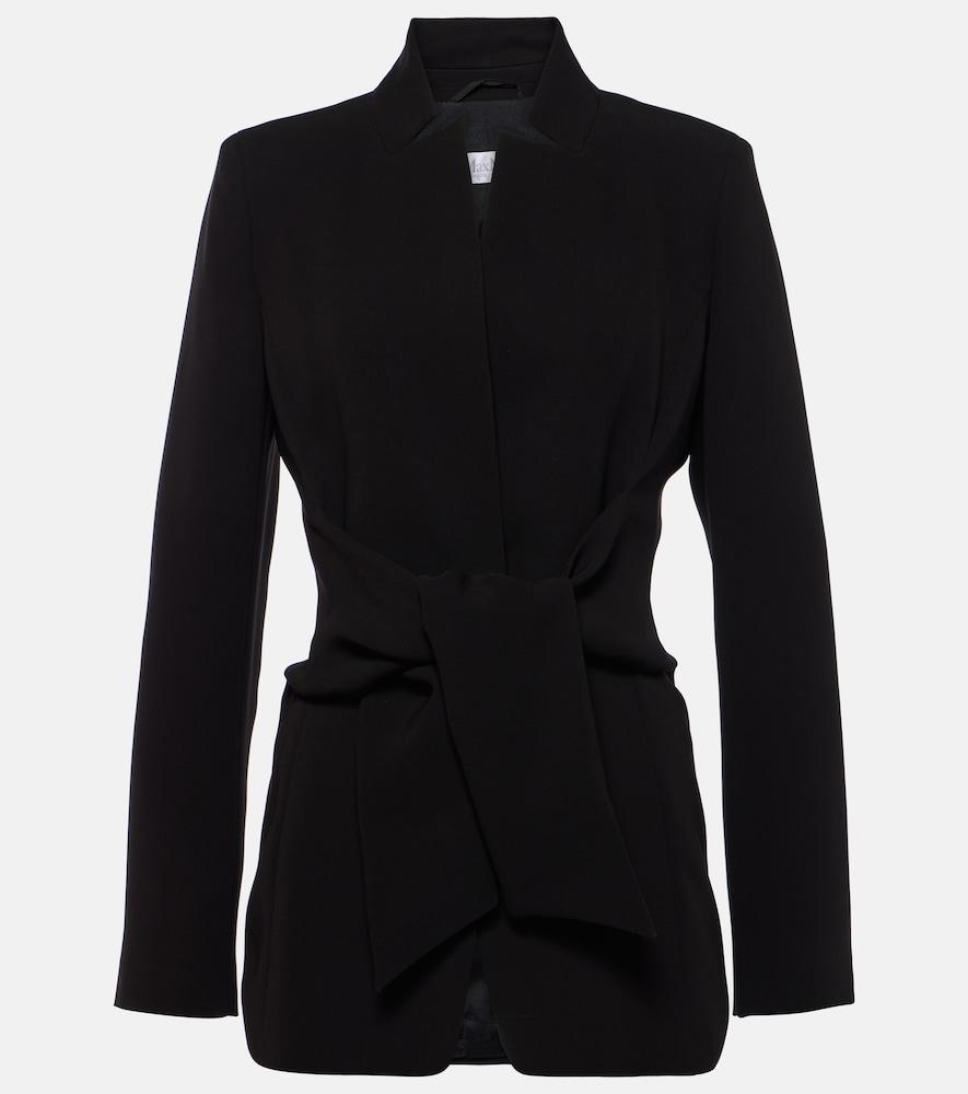 max mara belted cady blazer