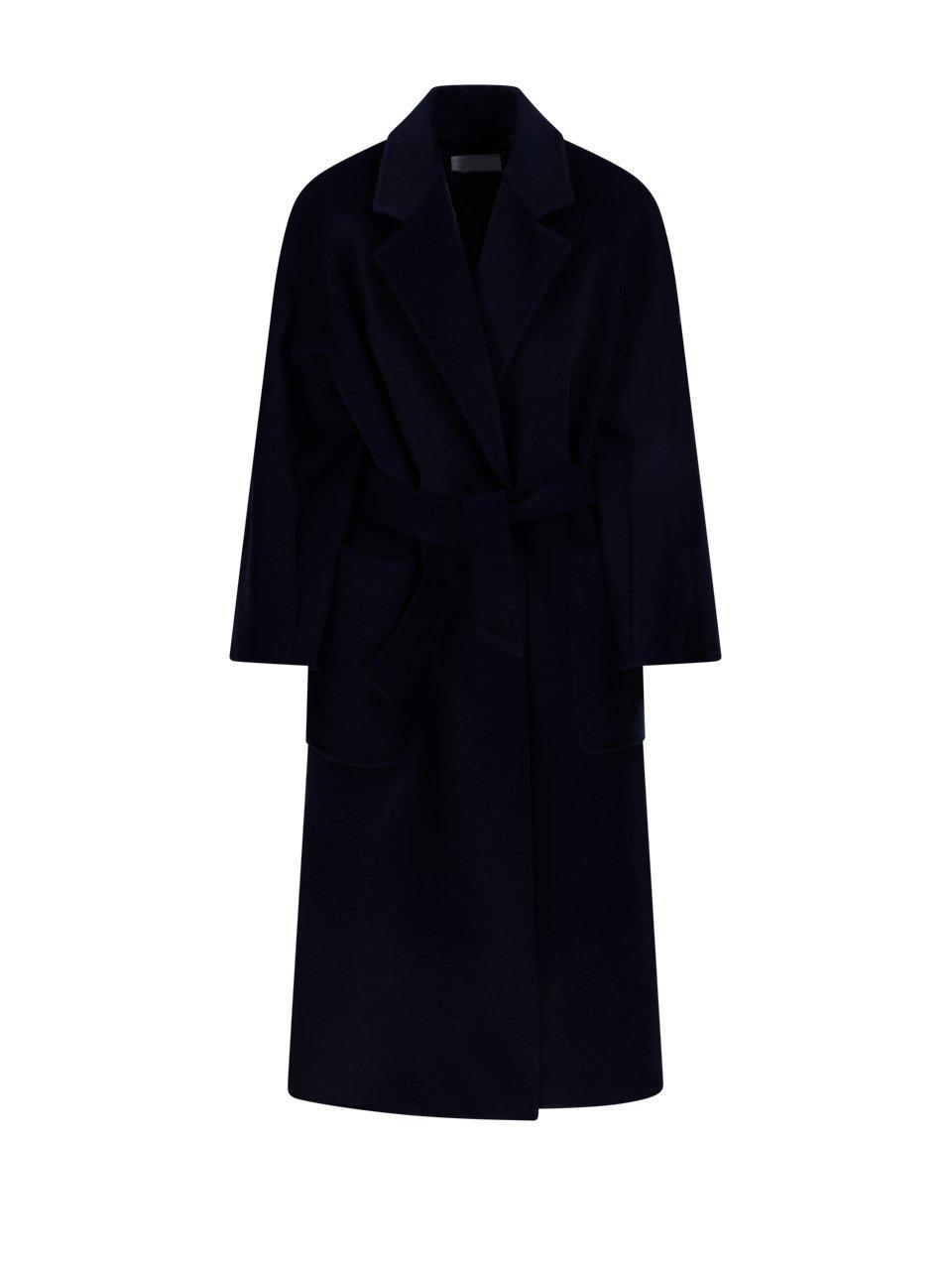 max mara belted long-sleeved coat