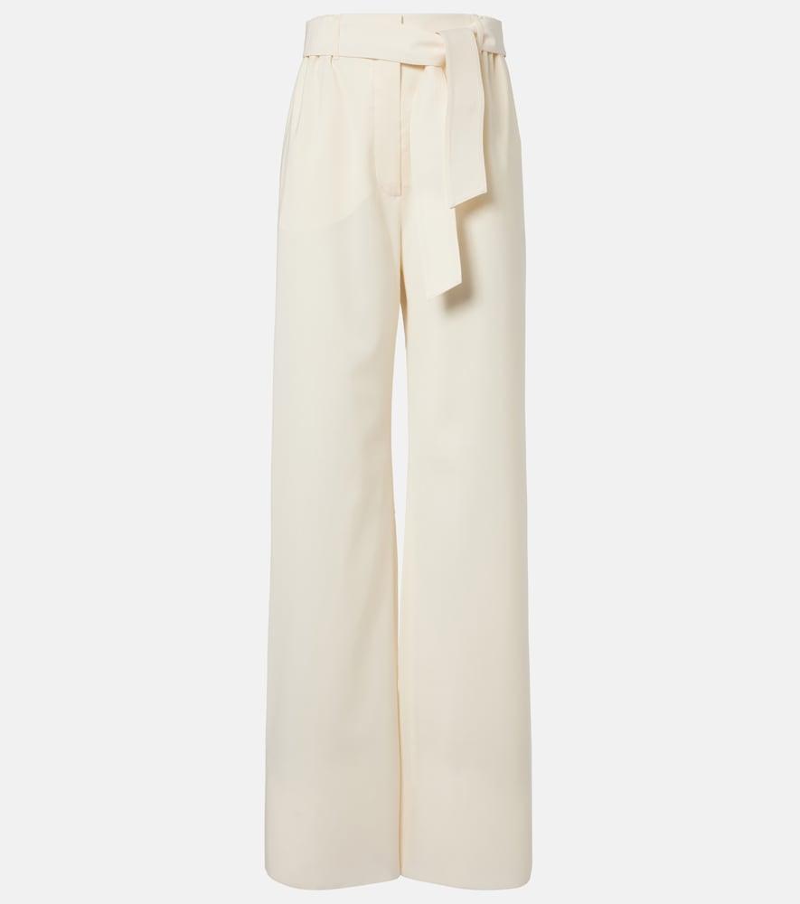 max mara belted virgin wool wide