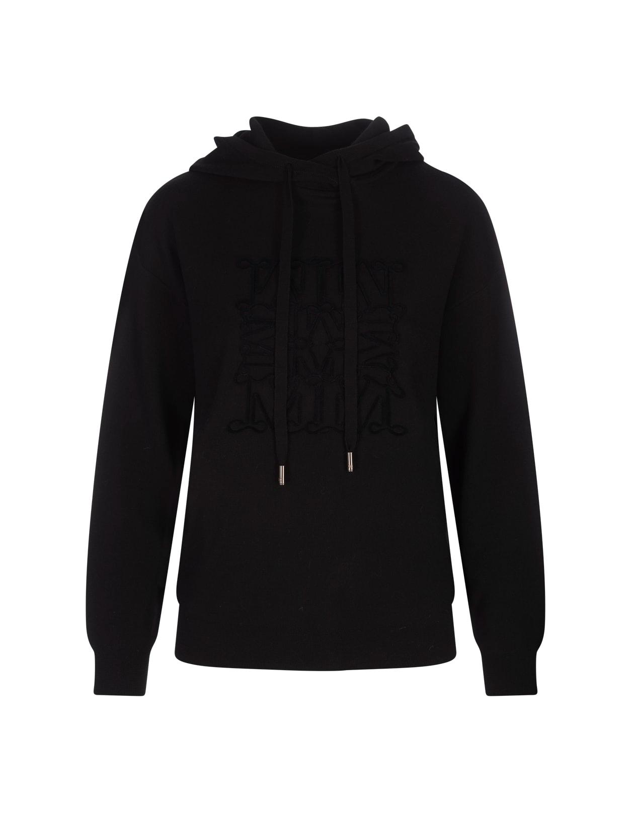 max mara black pamir hoodie
