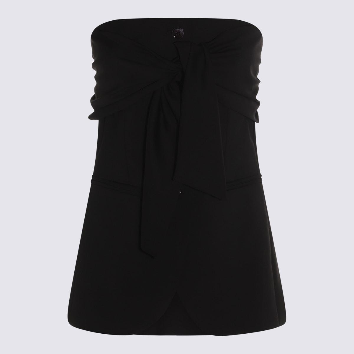 max mara black wool top