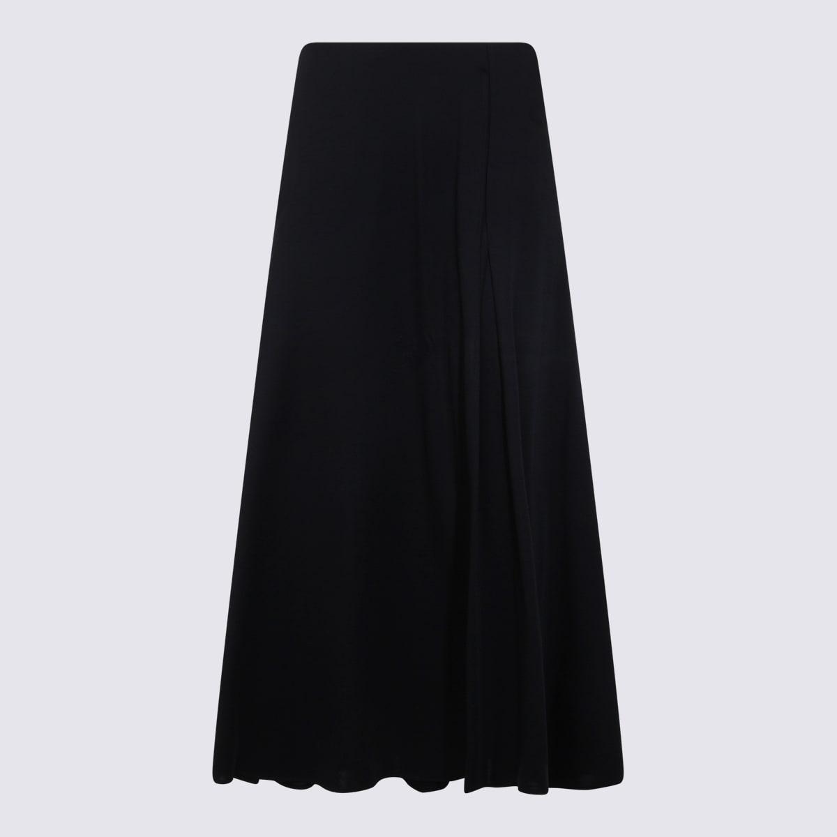 max mara blue cashmere skirt