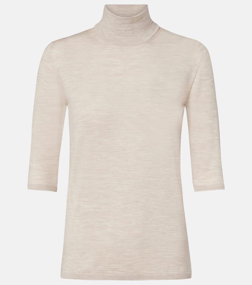 max mara boa virgin wool turtleneck top